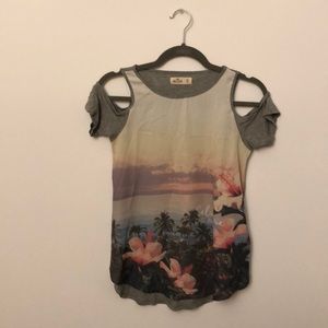 Hollister Cold Shoulder Top